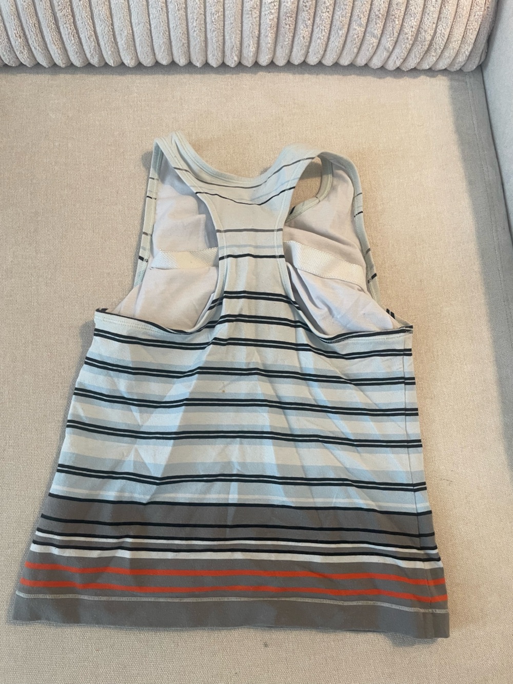 DanSkin Striped Racerback Tank Tops - Multi-Colored - Picture 3 of 4